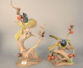 TWO BOEHM "GREEN JAYES" PORCEL