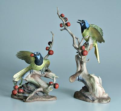Two Boehm porcelain bird figurines: