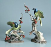 Two Boehm porcelain bird figur