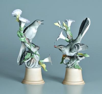 Two Boehm porcelain bird figurines: