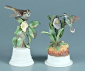 Two Boehm porcelain bird figur