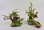 TWO BOEHM PORCELAIN BIRD GROUP