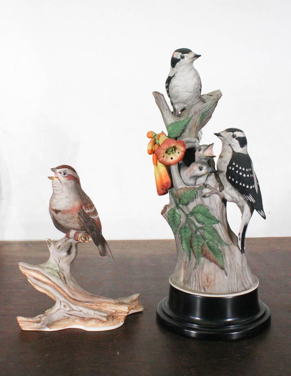 TWO BOEHM PORCELAIN BISQUE
