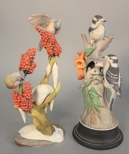 TWO BOEHM "TUFTED TITMICE"