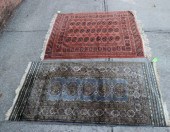 TWO BOKHARA GEOMETRIC RUGSTwo