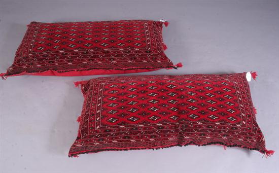TWO BOKHARA PILLOWS.