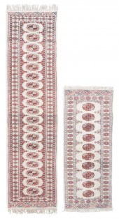 TWO BOKHARA RUNNERS: 2’7” X 6’