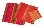 TWO BOLIVIAN WOVEN BLANKETSTwo