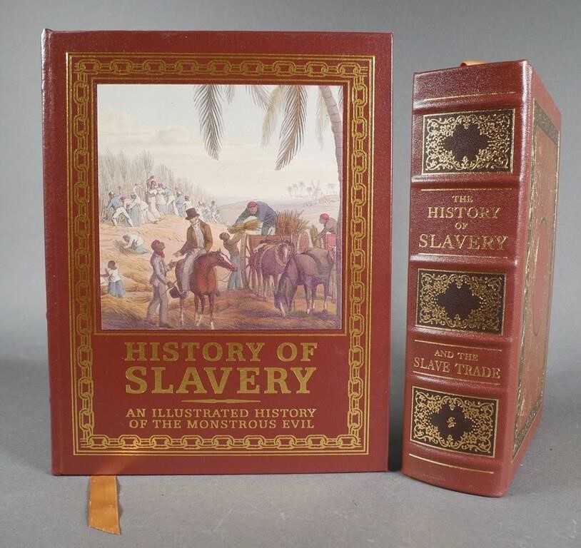 TWO BOOKS HISTORY OF SLAVERY AND