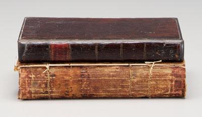 Two books, medical herbology: James