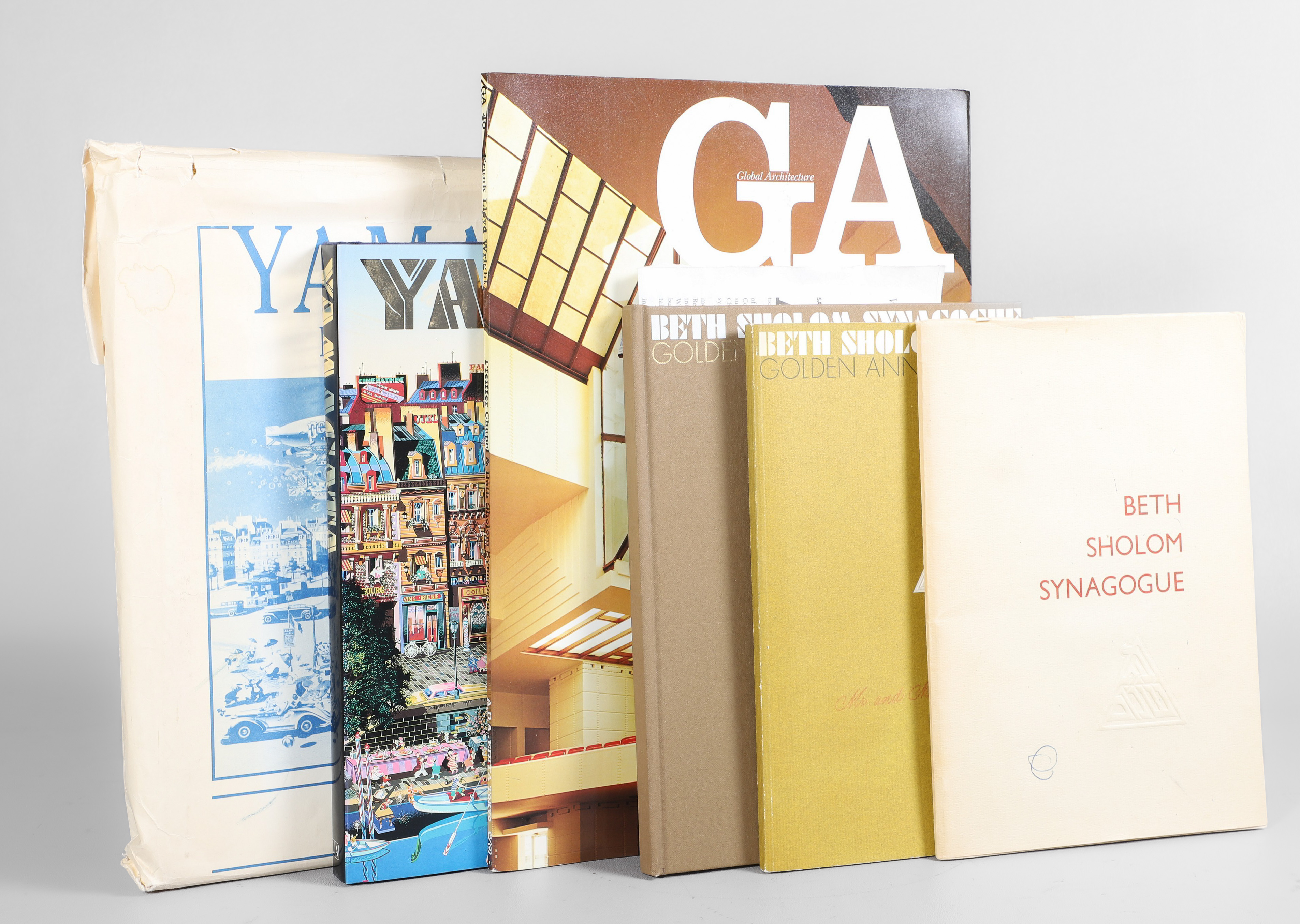 Two books on artist Yamagata