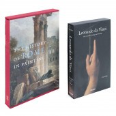 TWO BOOKS ON LEONARDO DA VINCI