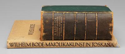 Two books on majolica: Wilhelm