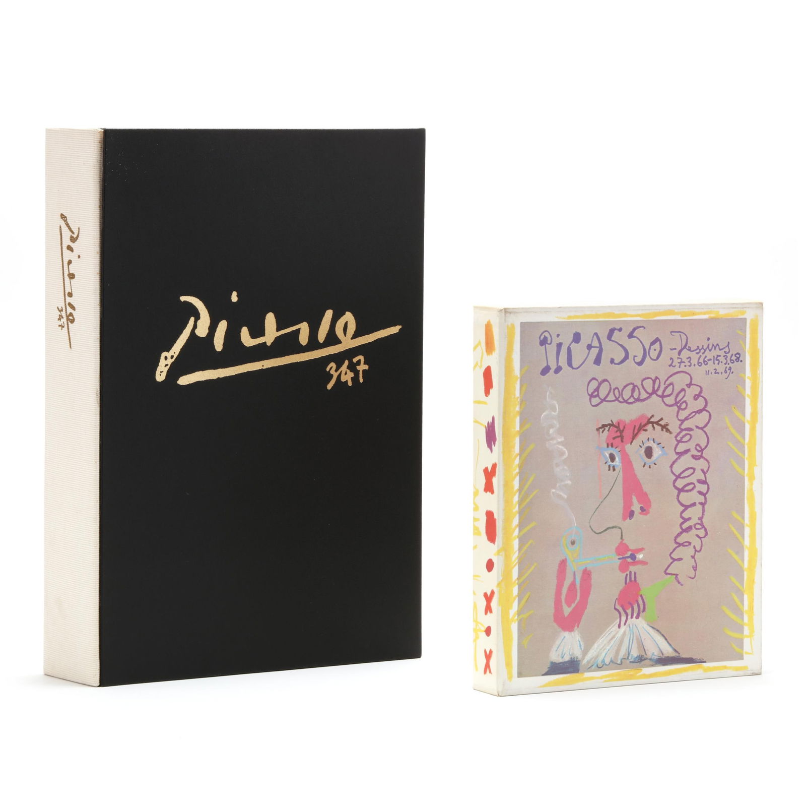 TWO BOOKS ON PICASSO, INCLUDING THE