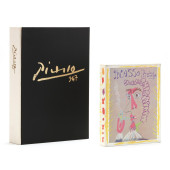 TWO BOOKS ON PICASSO, INCLUDIN
