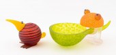 TWO BOROWSKI STUDIO GLASS FIGU
