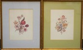 TWO BOTANICAL COLOR PRINTS, FR