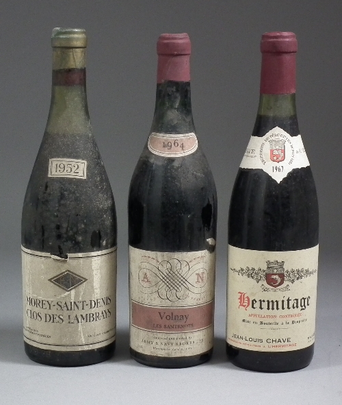 Two bottles of 1967 Hermitage