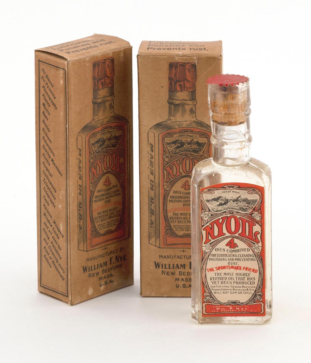 TWO BOTTLES OF "NYOIL" SPERM