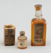 TWO BOTTLES OF SPERM WHALE OIL