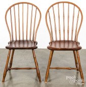 TWO BOWBACK WINDSOR CHAIRS, CA