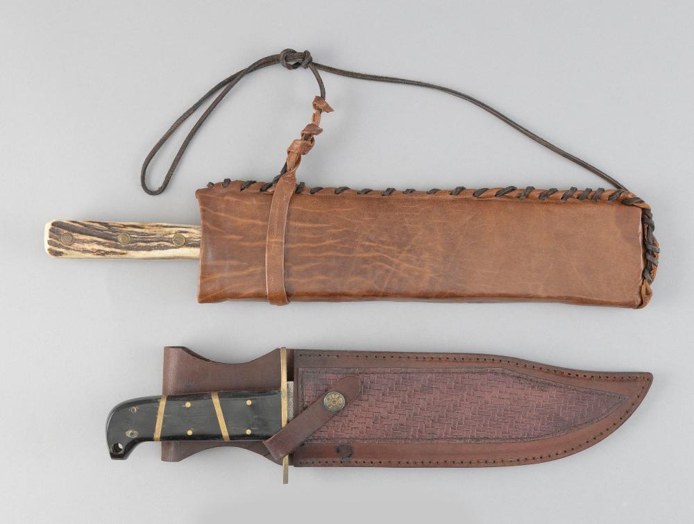 TWO BOWIE KNIFES 20TH CENTURY