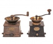 Two box coffee mills the first