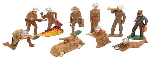 TWO BOX LOTS OF LEAD TOY