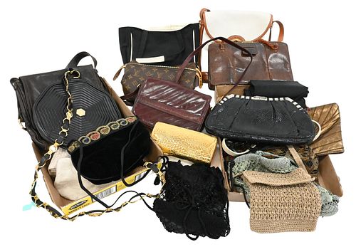 TWO BOX LOTS OF PURSESTwo Box