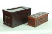 TWO BOXES.  Nineteenth-20th ce