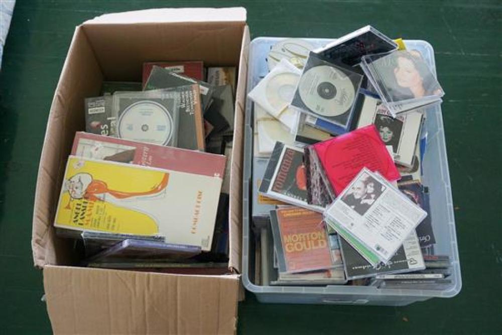 TWO BOXES OF ASSORTED CDSTwo