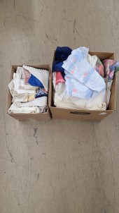 TWO BOXES OF ASSORTED TABLE LI
