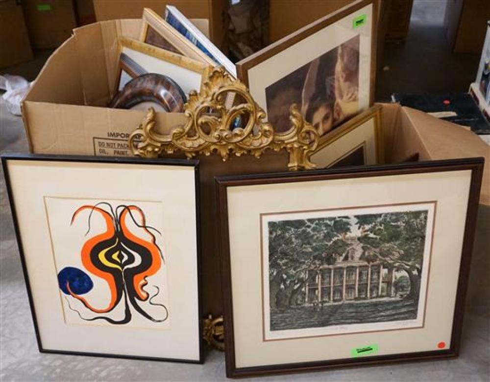TWO BOXES OF ASSORTED WORKS OF
