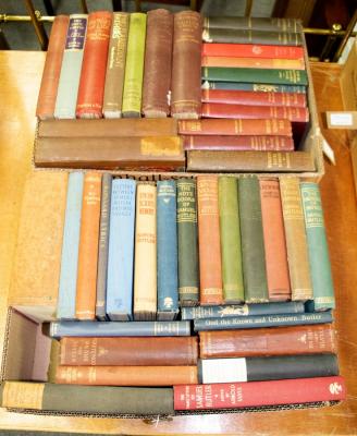 Two boxes of books, approximately