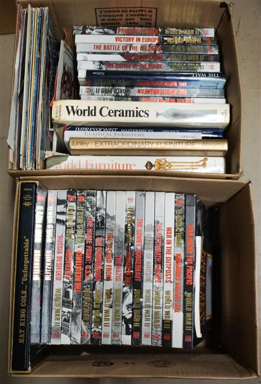 TWO BOXES OF BOOKSTwo Boxes of
