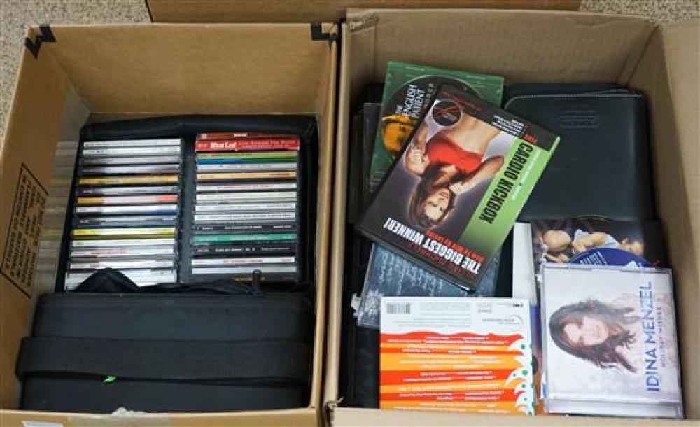 TWO BOXES OF CDSTwo Boxes of CDs