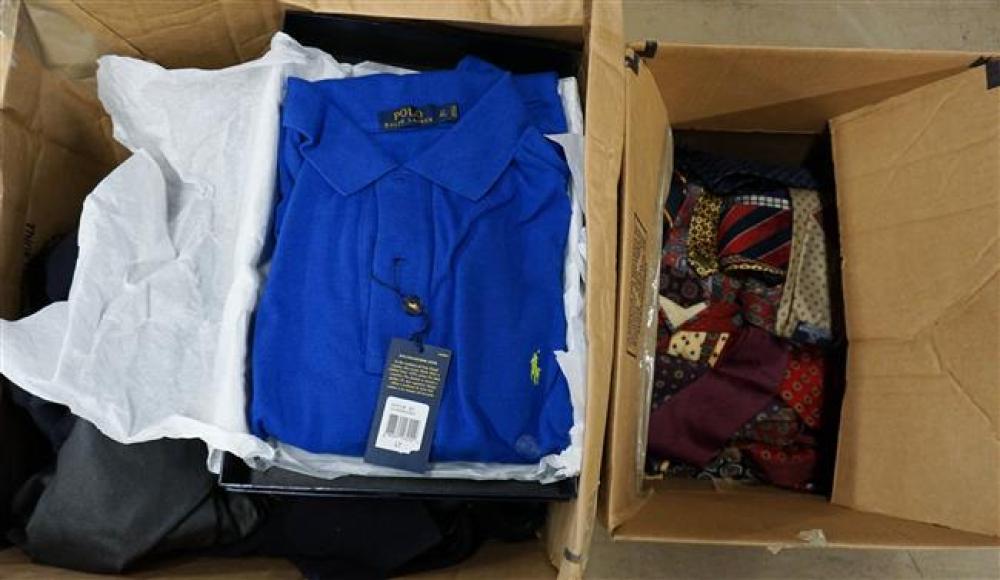 TWO BOXES OF CLOTHINGTwo Boxes of
