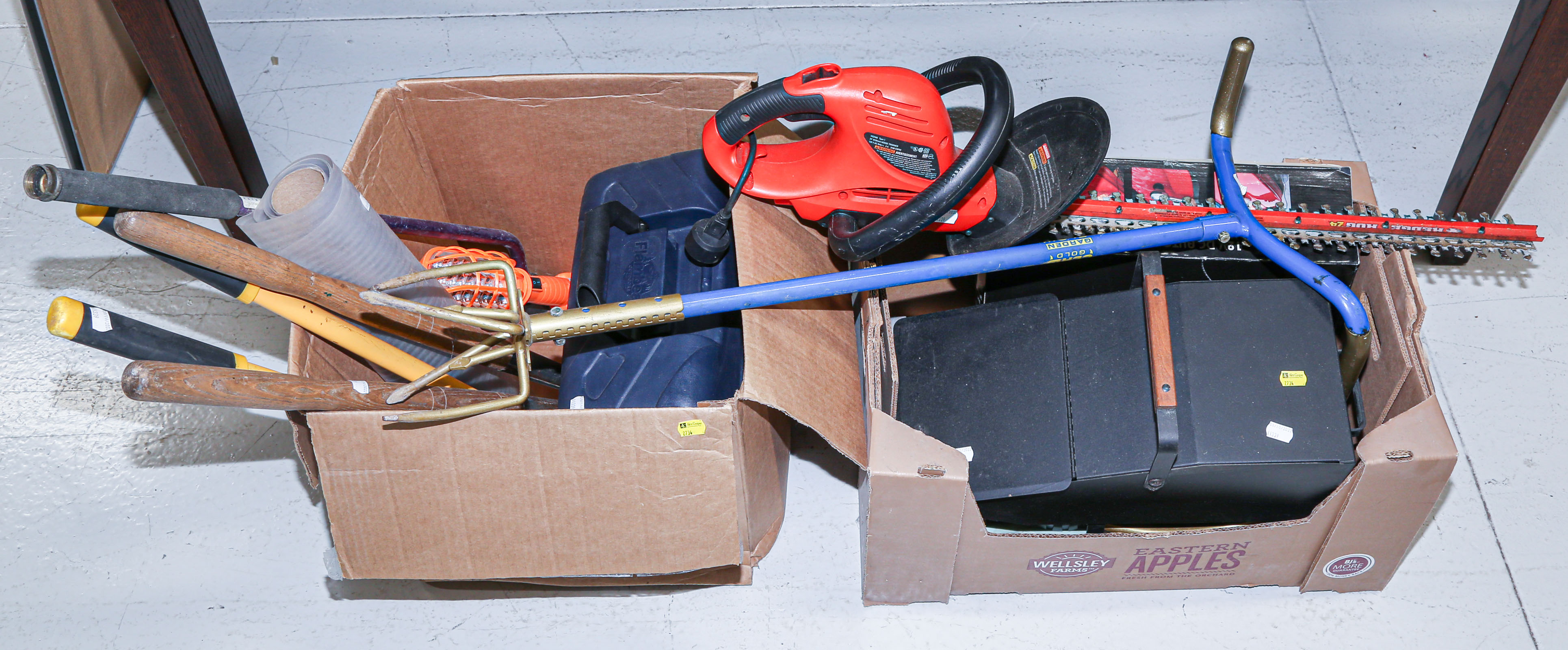 TWO BOXES OF HAND & POWER GARDEN