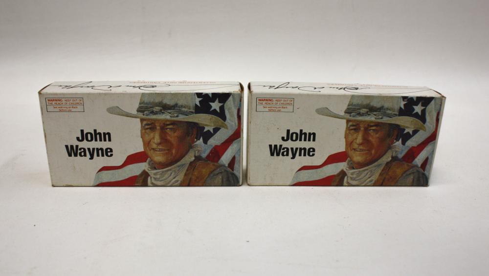 TWO BOXES OF JOHN WAYNE