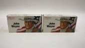 TWO BOXES OF JOHN WAYNE COMMEM