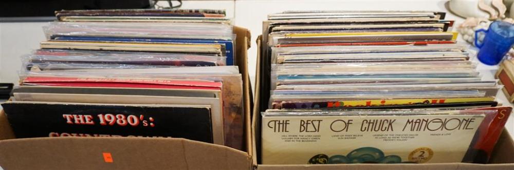 TWO BOXES OF RECORDSTwo Boxes of