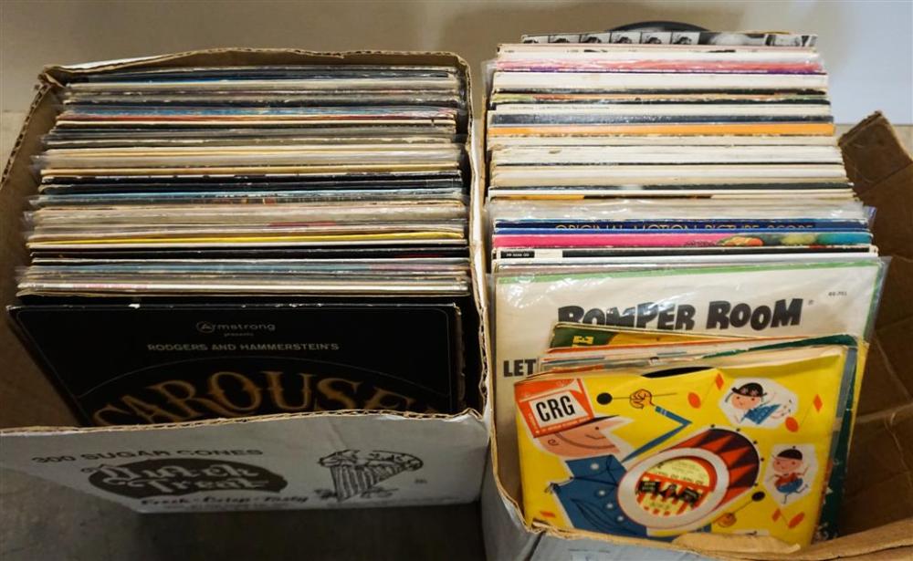 TWO BOXES OF RECORDSTwo Boxes of
