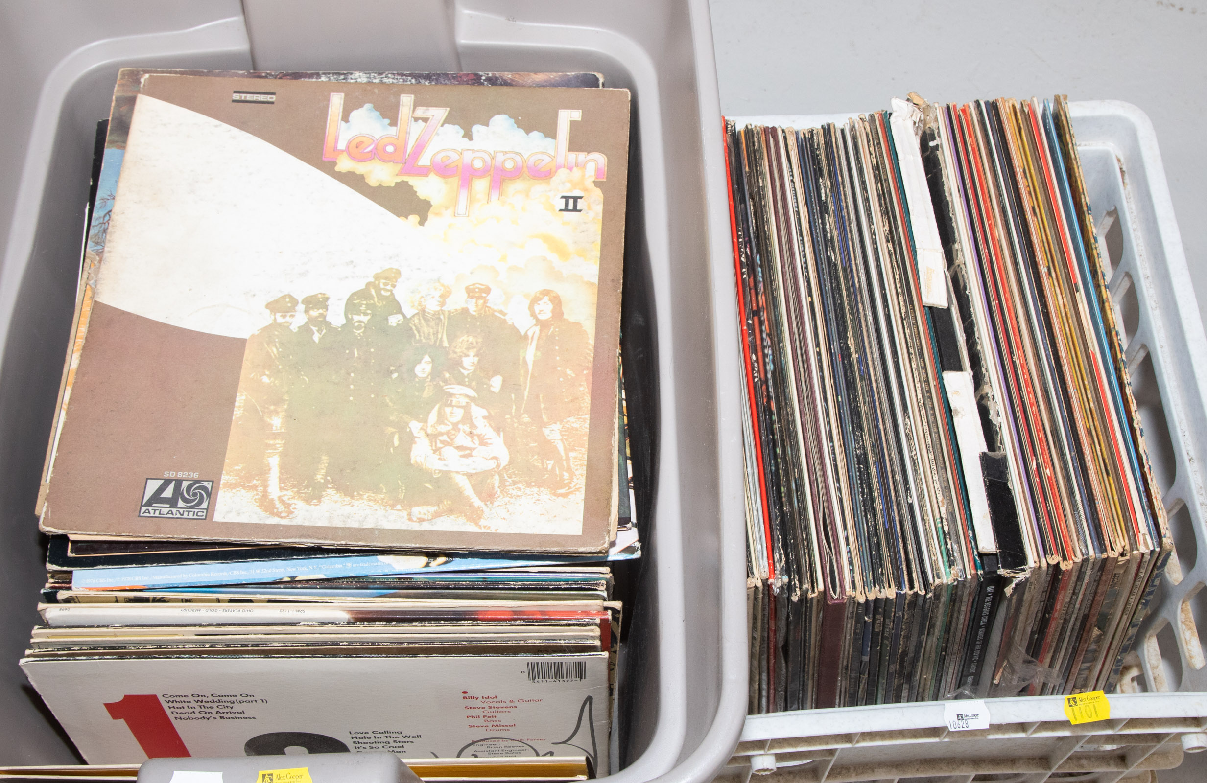 TWO BOXES OF VINTAGE LPS