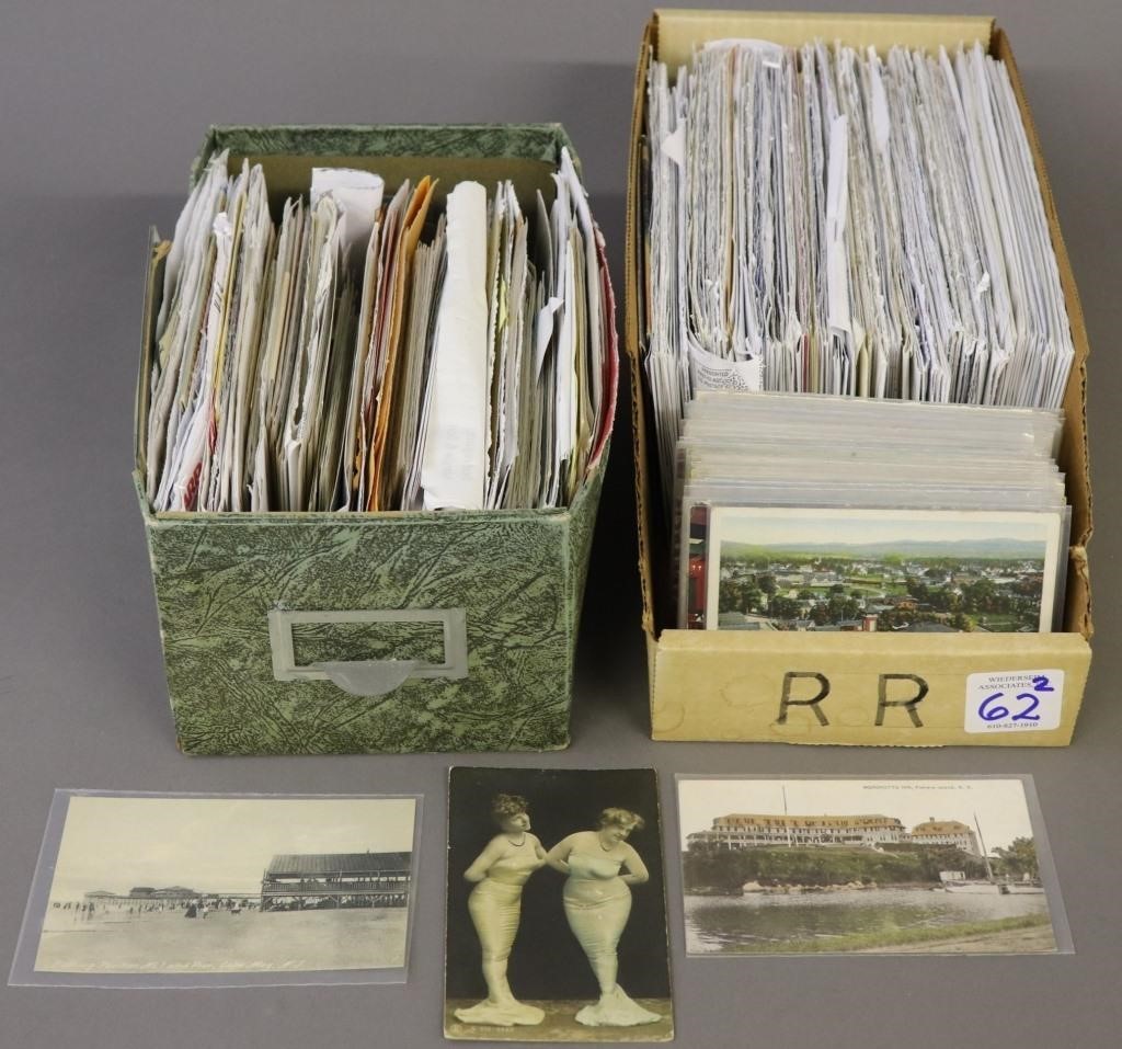 Two boxes of vintage pictorial