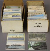 Two boxes of vintage pictorial