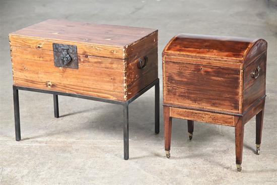 TWO BOXES ON STANDS.  Includes an