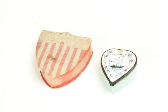 TWO BOXES.  Trinket box.