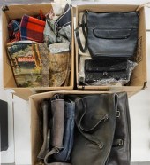 TWO BOXES WITH ASSORTED PURSES