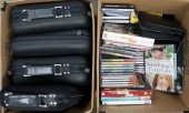 TWO BOXES WITH CD'S AND DVD'ST