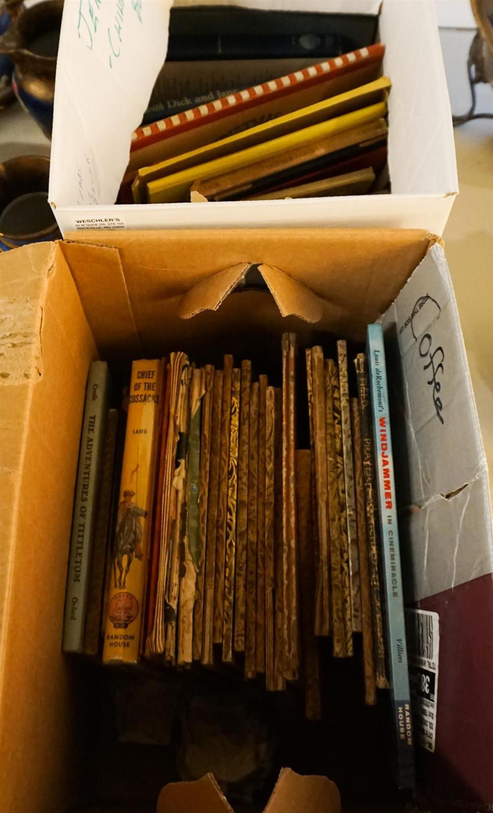 TWO BOXES WITH CHILDREN'S BOOKS,
